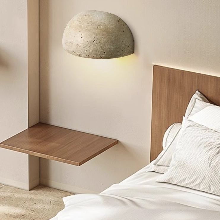 Traditional Japanese Adjustable Head Cylinder Wall Sconce
