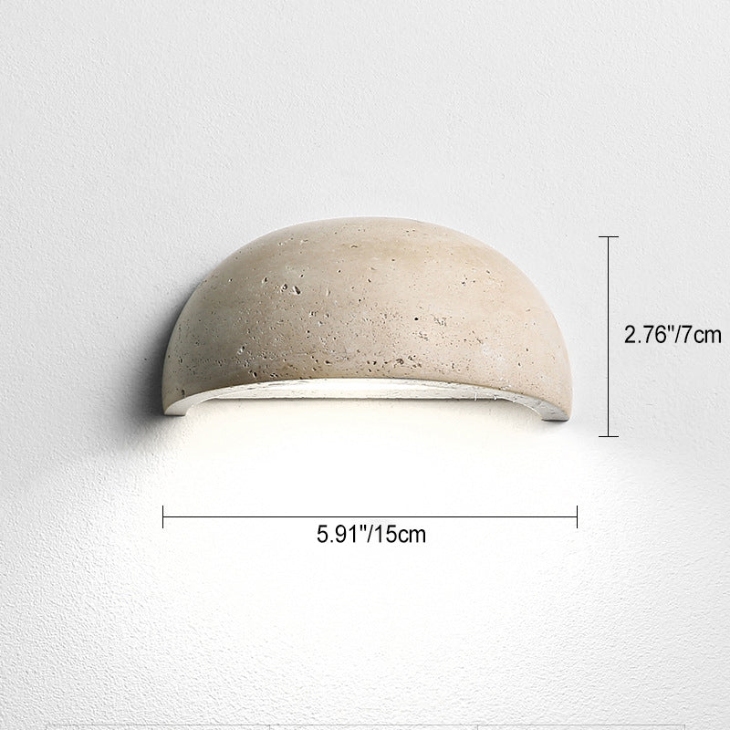 Traditional Japanese Adjustable Head Cylinder Wall Sconce