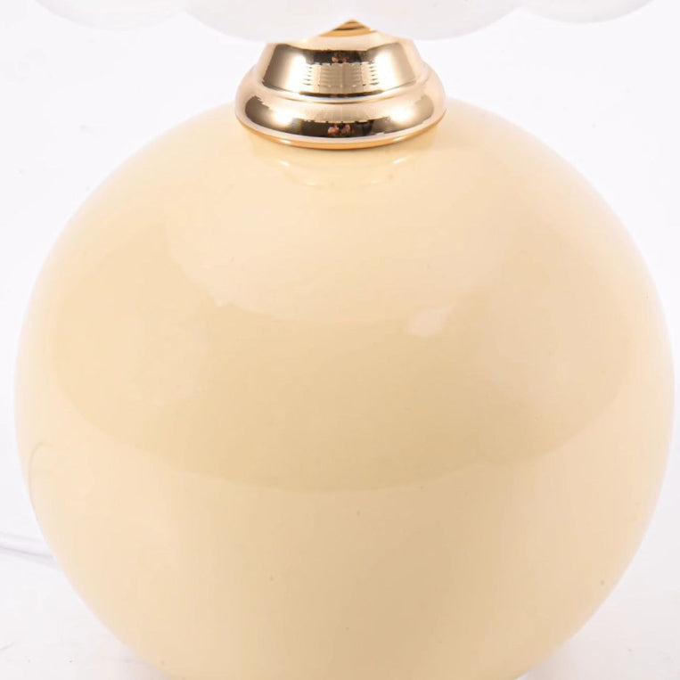 Nordic Contemporary Half-Dome Flower Globe Table Table Lamp
