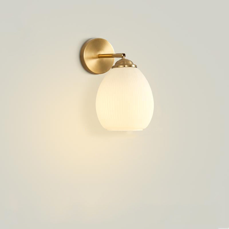 Traditional French Pull Switch Rotatable Dome Wall Sconce