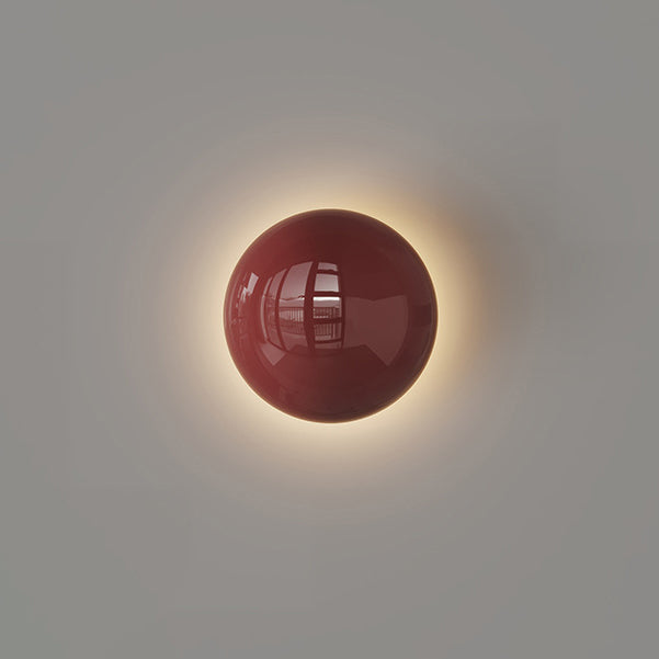 Modern Minimalist Iron Round Ambiance LED Wall Sconce