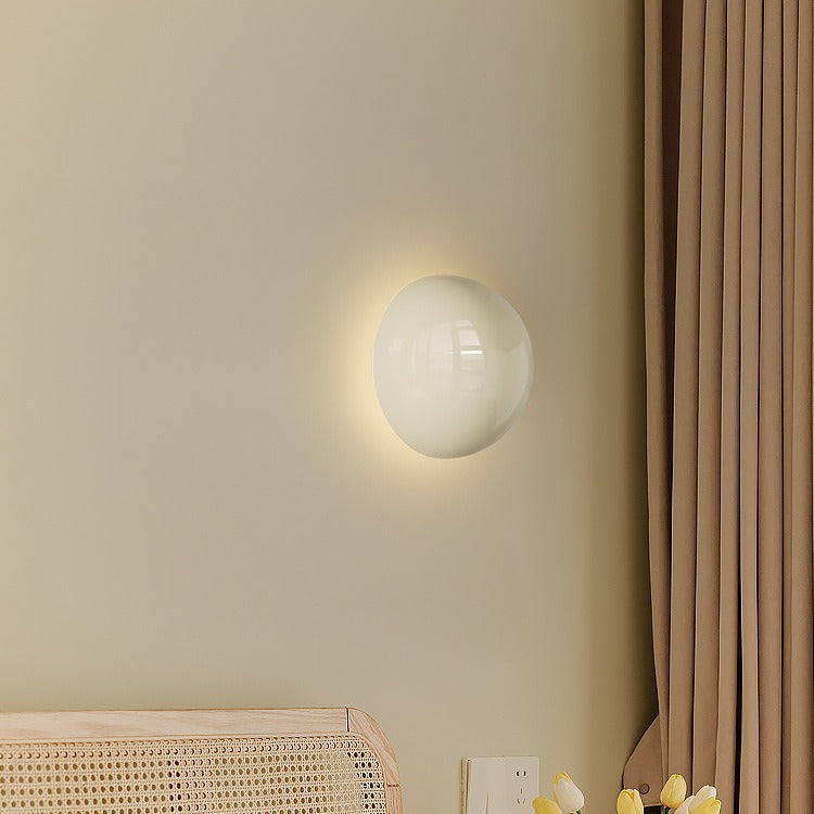 Modern Minimalist Iron Round Ambiance LED Wall Sconce