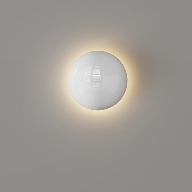 Modern Minimalist Iron Round Ambiance LED Wall Sconce