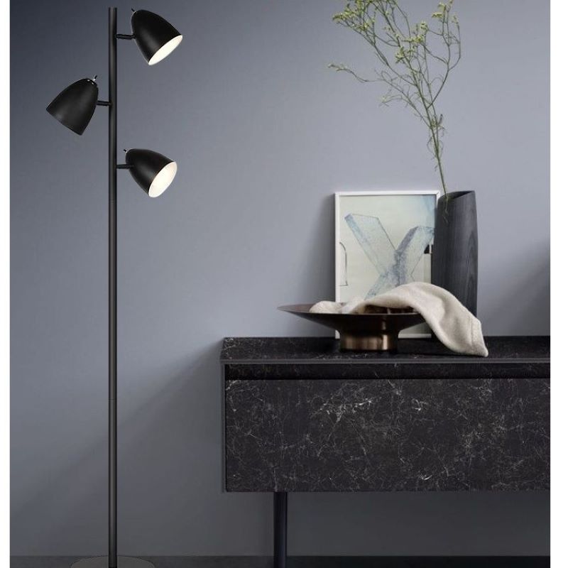 Modern Minimalist Gold 3-Light Floor Lamp