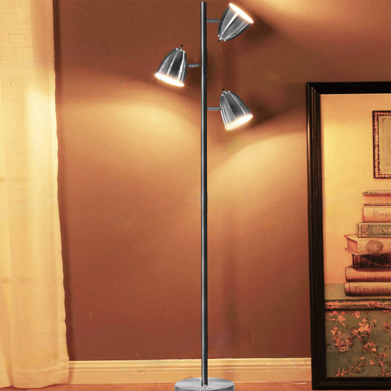 Modern Minimalist Gold 3-Light Floor Lamp