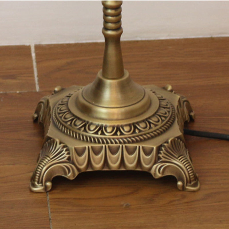 Vintage Red Floor Lamp