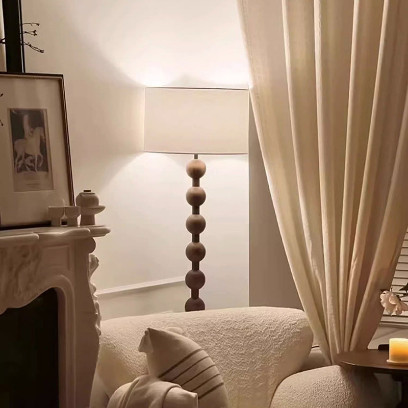 Vintage White Floor Lamp