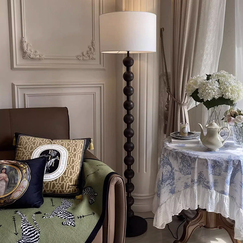 Vintage White Floor Lamp