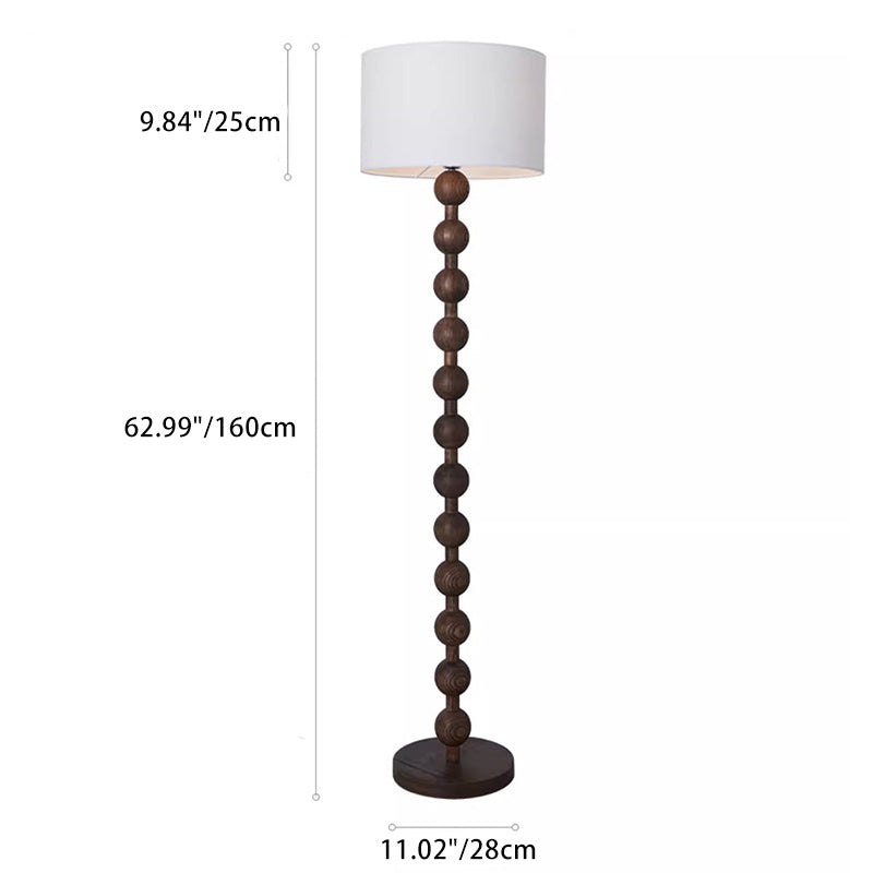 Vintage White Floor Lamp