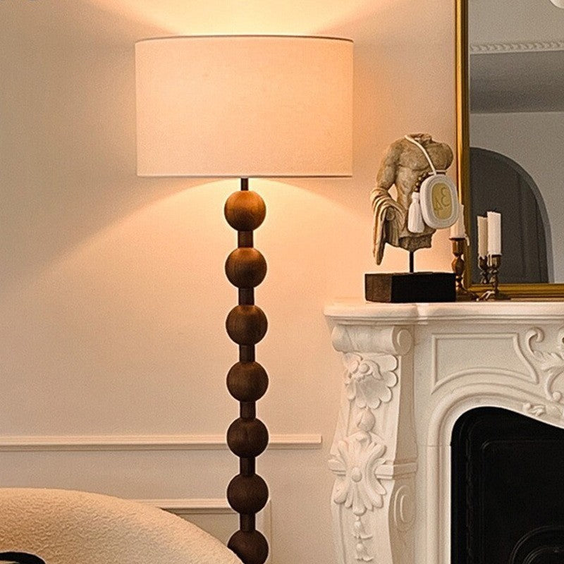 Vintage White Floor Lamp
