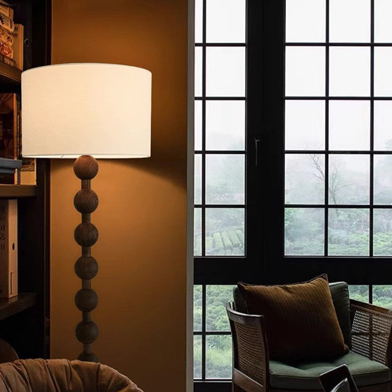 Vintage White Floor Lamp