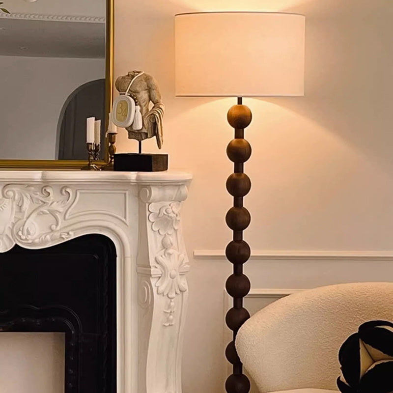 Vintage White Floor Lamp