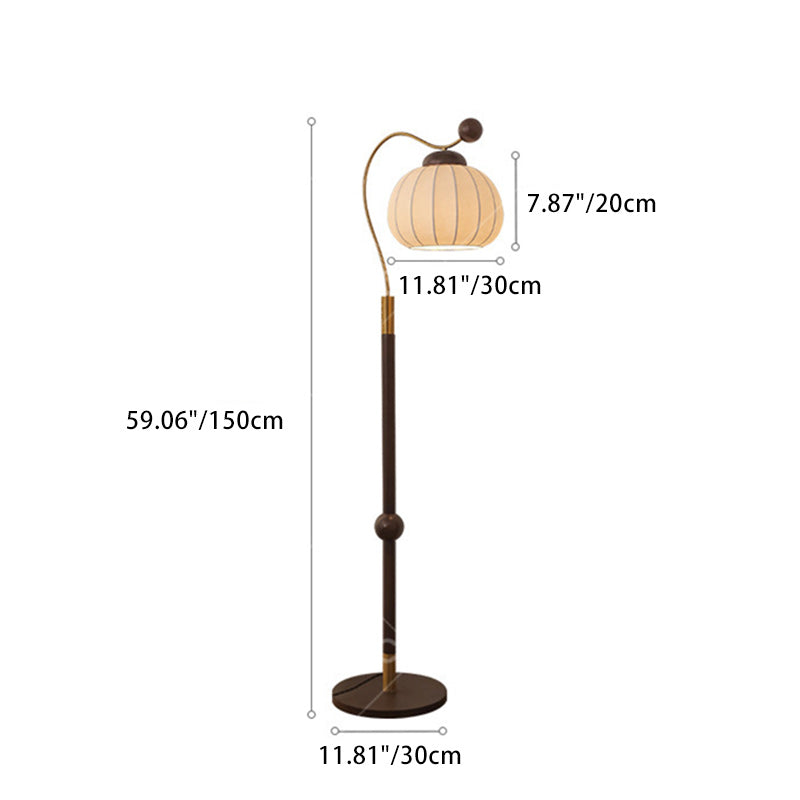 Vintage Black Floor Lamp