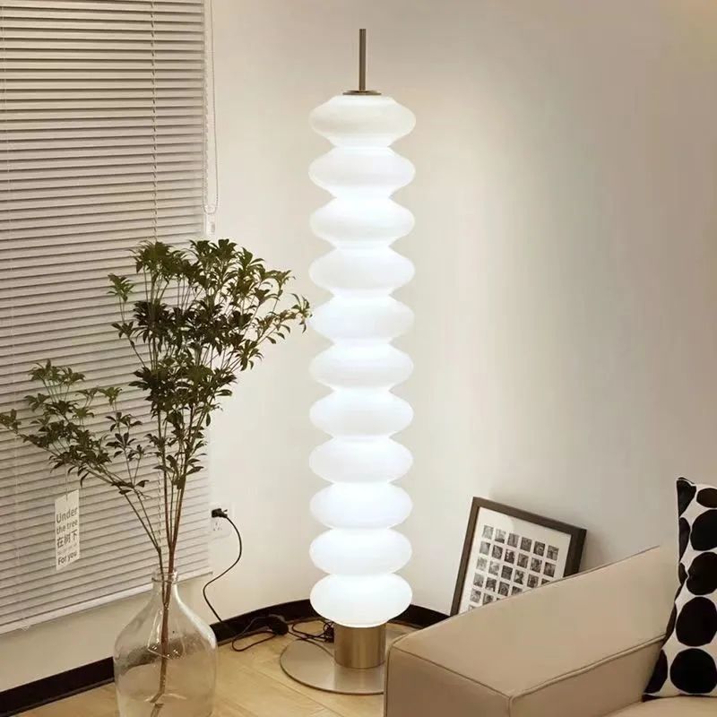 Scandinavian White Floor Lamp