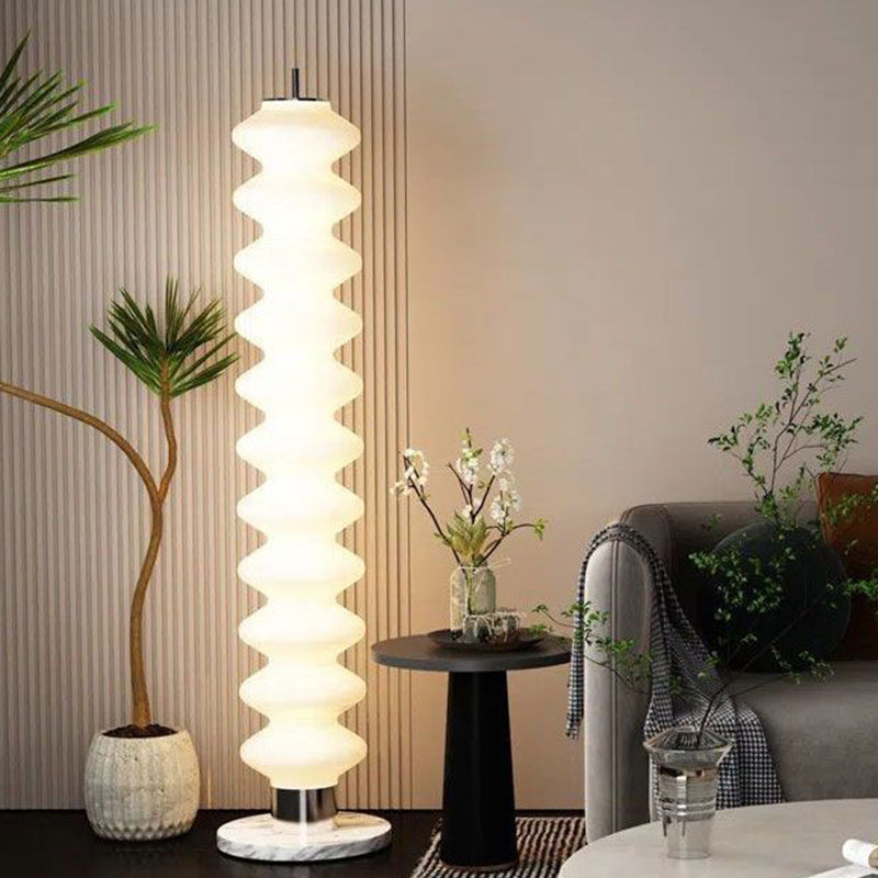 Scandinavian White Floor Lamp