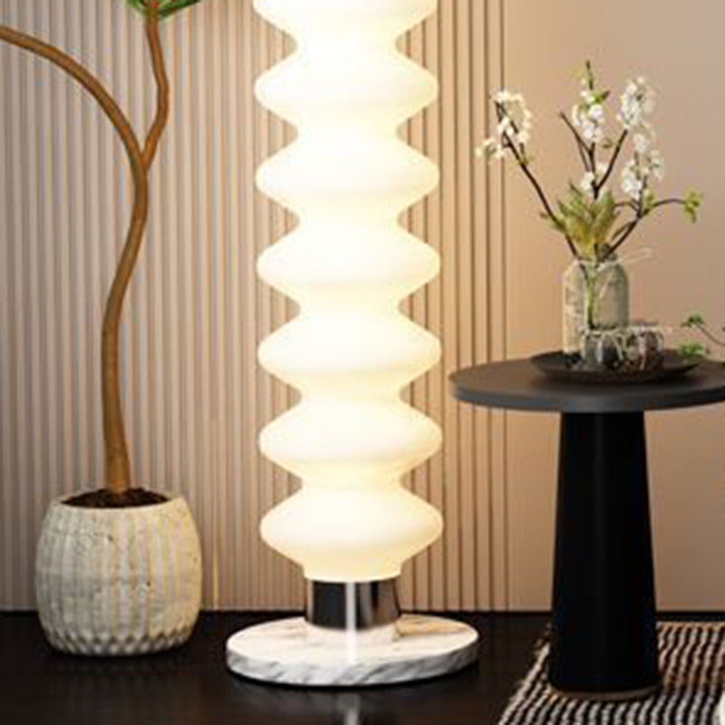 Scandinavian White Floor Lamp