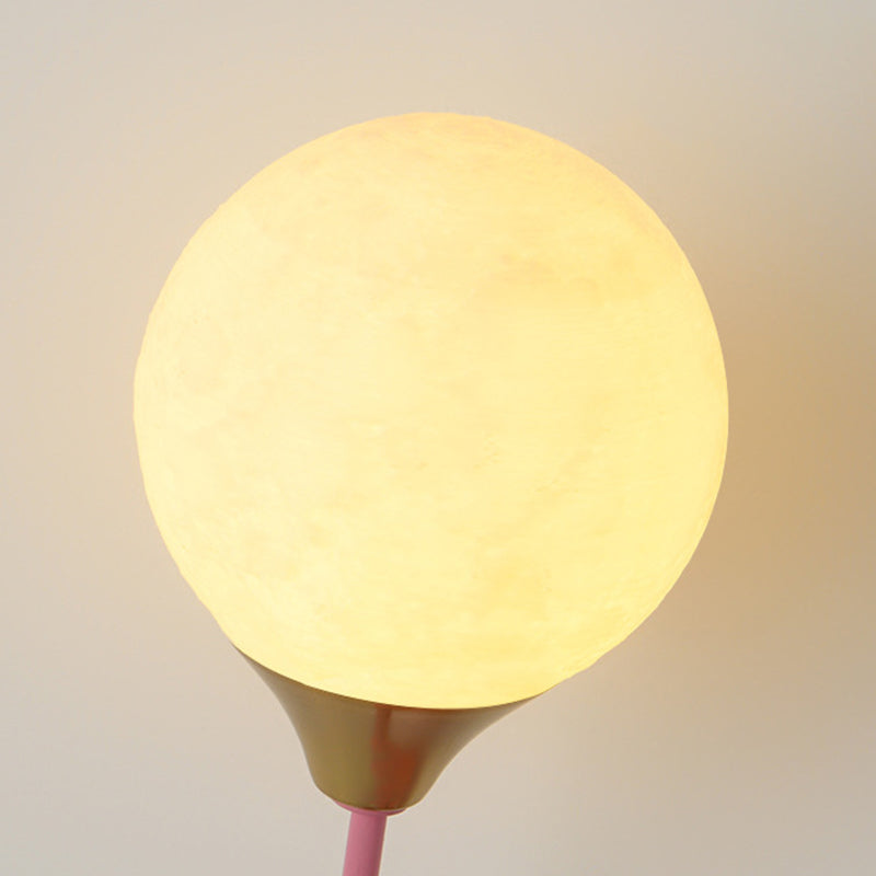 Contemporary Scandinavian Kids Bear Resin 1-Light Wall Sconce