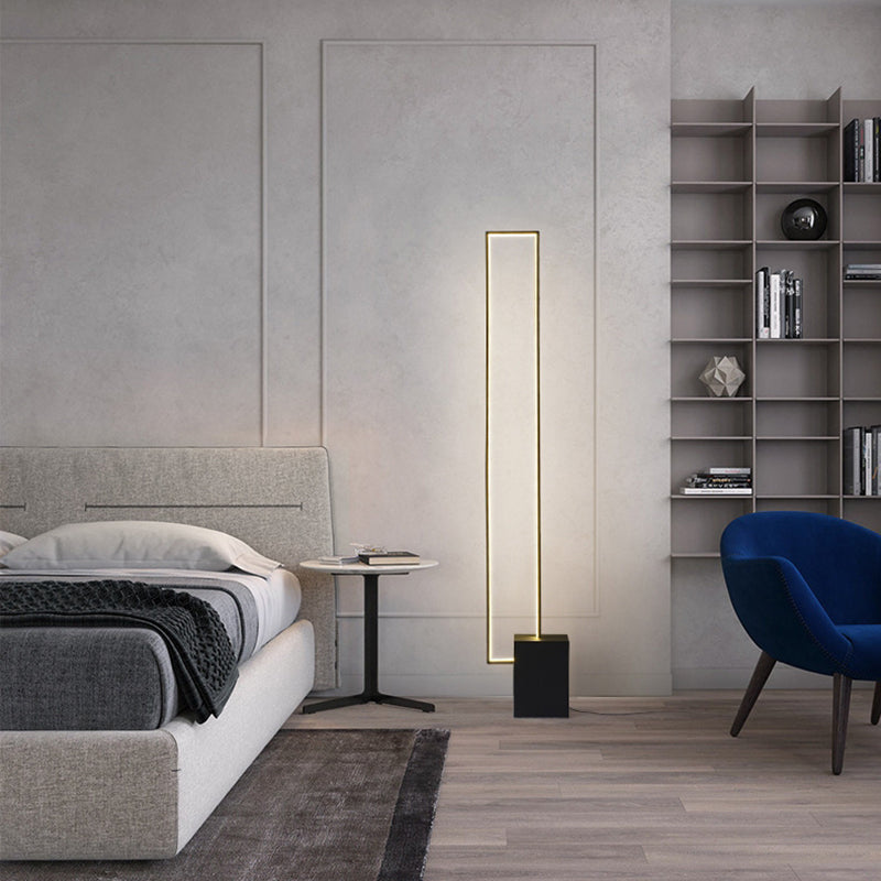 Scandinavian Black Floor Lamp