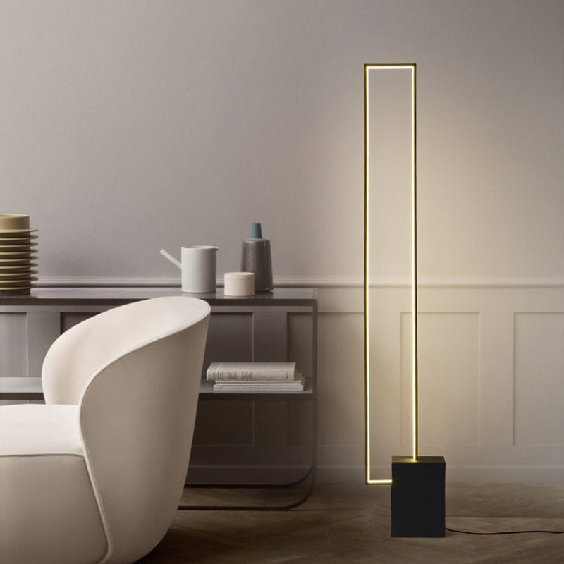 Scandinavian Black Floor Lamp