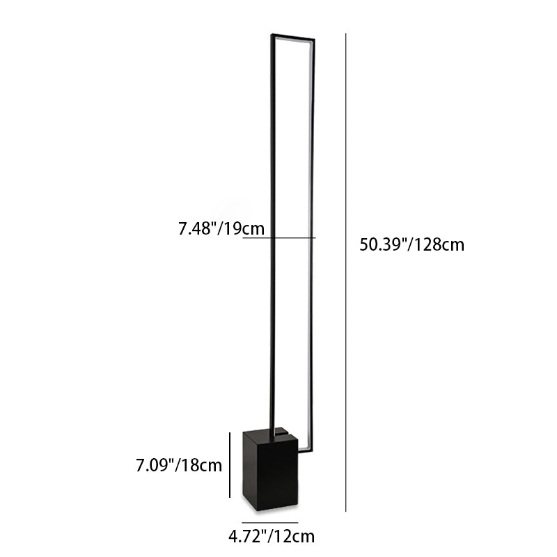 Scandinavian Black Floor Lamp