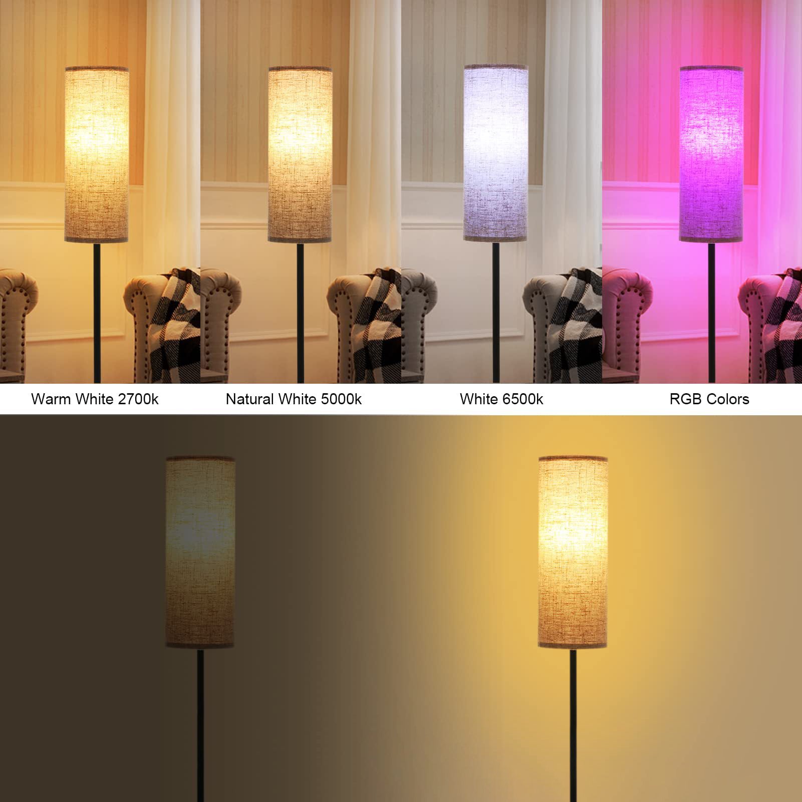 Modern Minimalist Black Floor Lamp