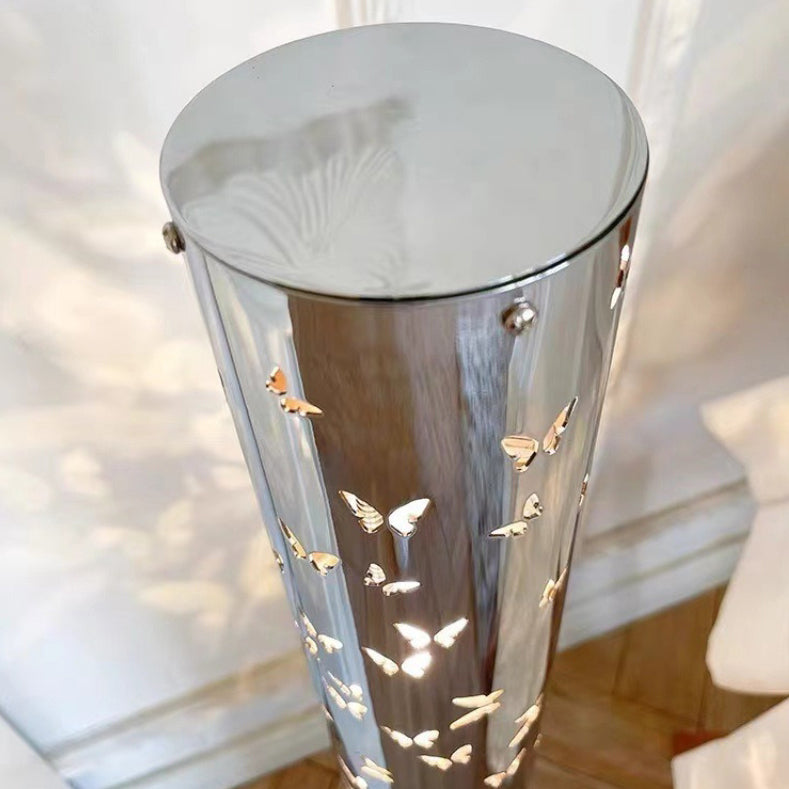 Scandinavian Silver Floor Lamp