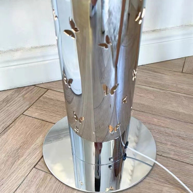 Scandinavian Silver Floor Lamp
