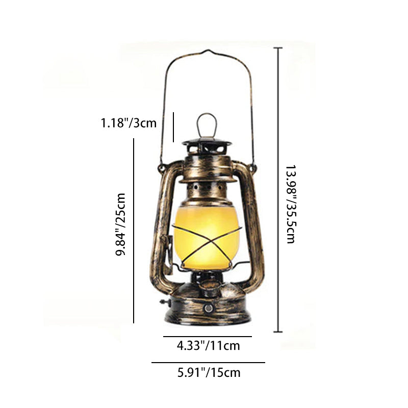 Traditional Vintage Rechargeable LED Table Lamp Table Lamp