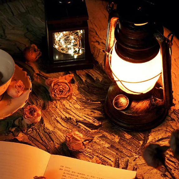 Traditional Vintage Rechargeable LED Table Lamp Table Lamp