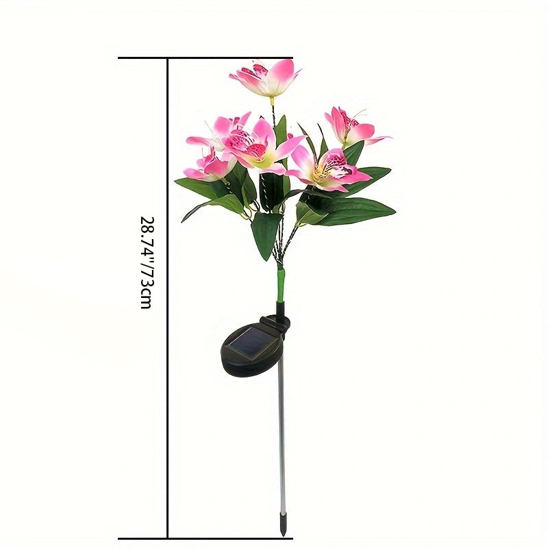 Modern Orange Outdoor Stake Light