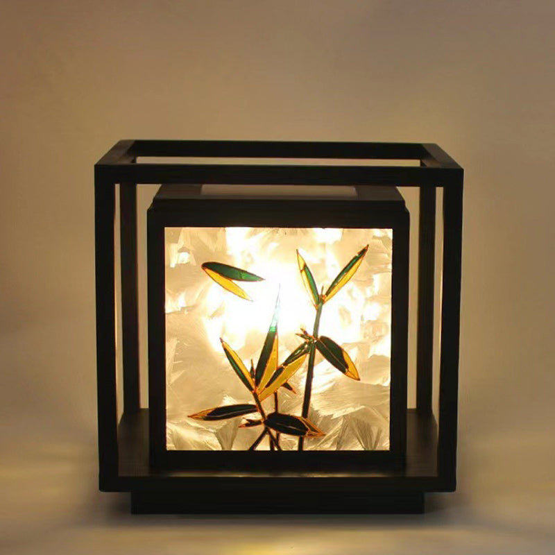 Traditional Chinese Black Outdoor Stake Light