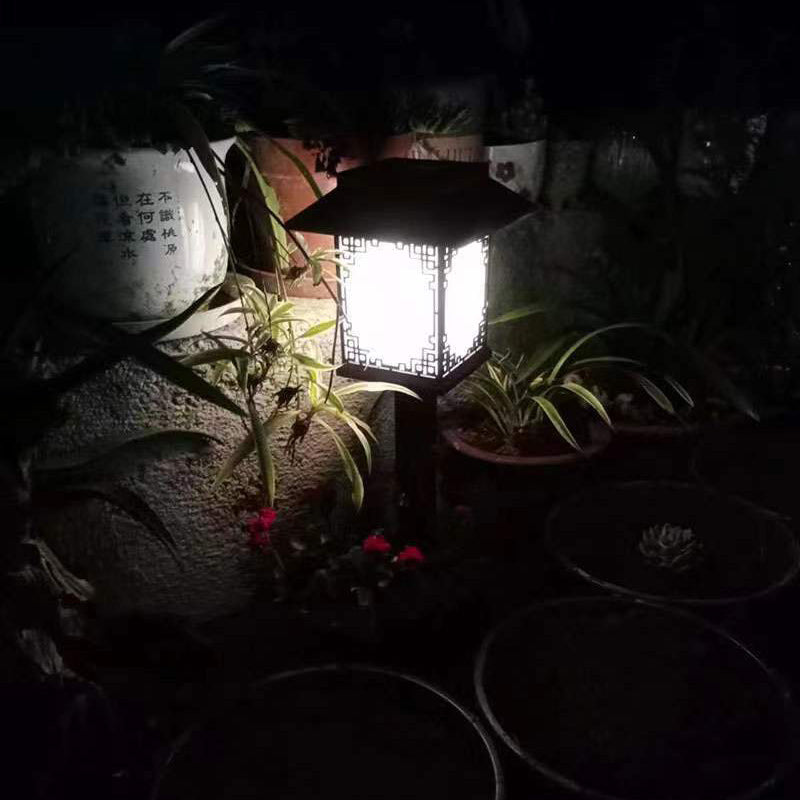 Industrial Black Outdoor Stake Light