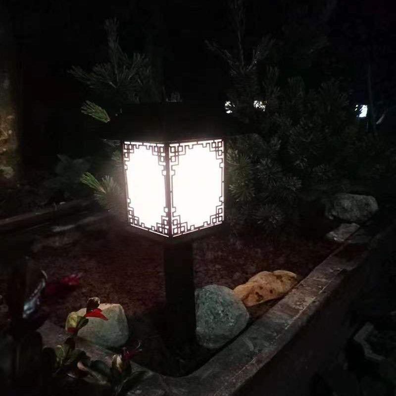 Industrial Black Outdoor Stake Light