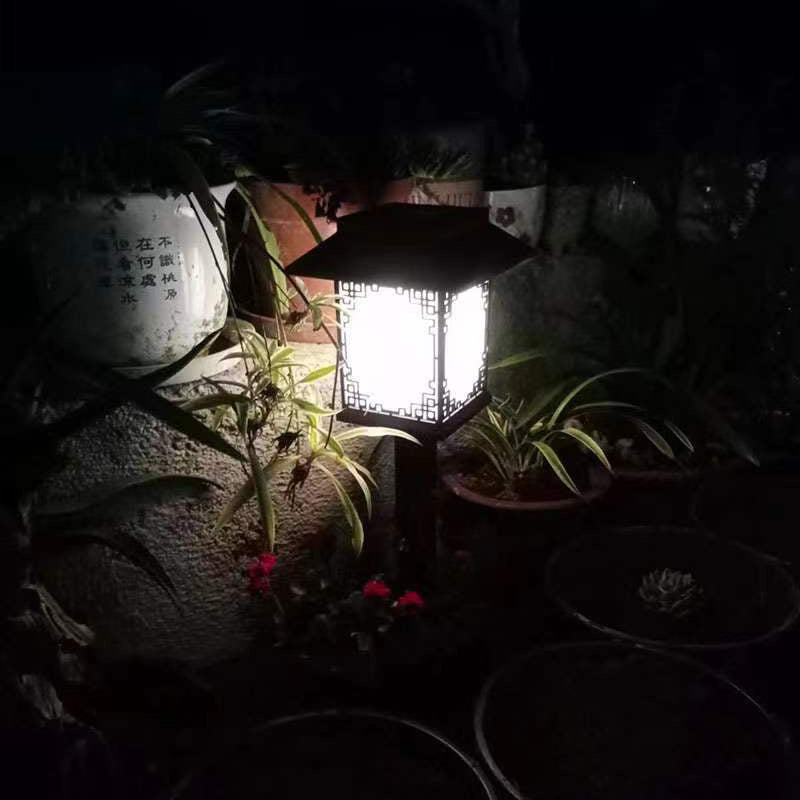 Industrial Black Outdoor Stake Light