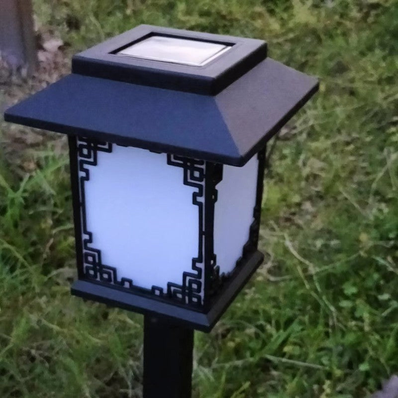 Industrial Black Outdoor Stake Light