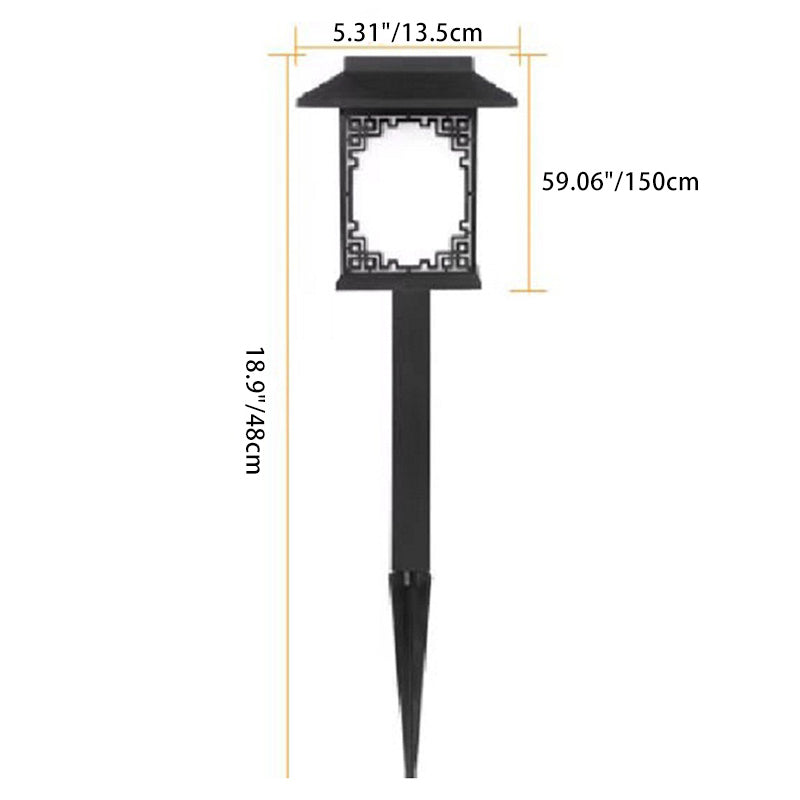 Industrial Black Outdoor Stake Light