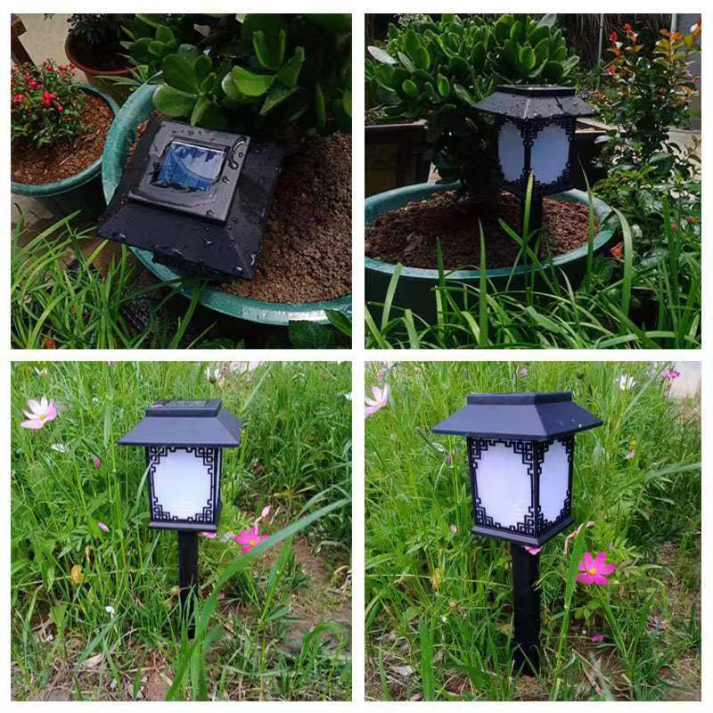 Industrial Black Outdoor Stake Light