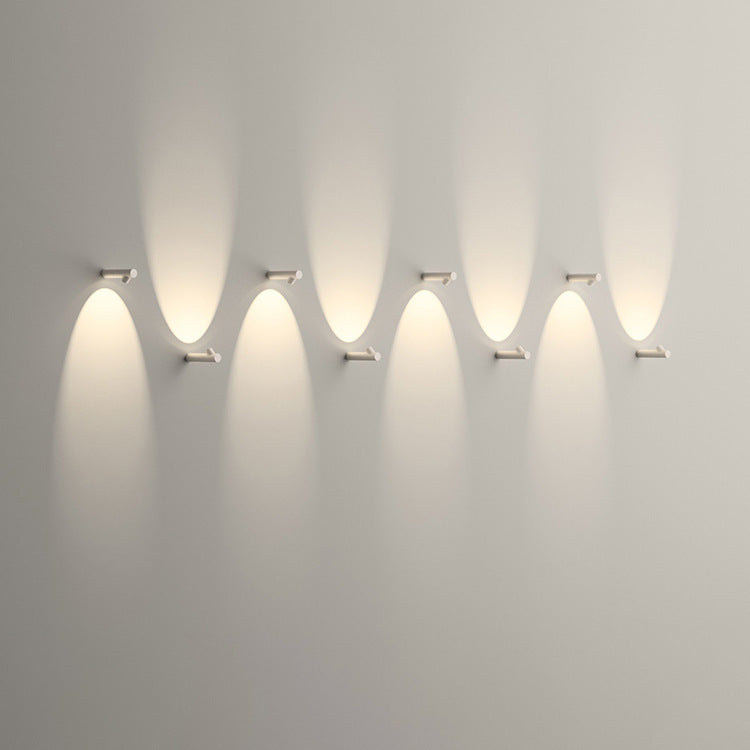 Modern Minimalist Aluminum Bamboo Knot LED Wall Sconce