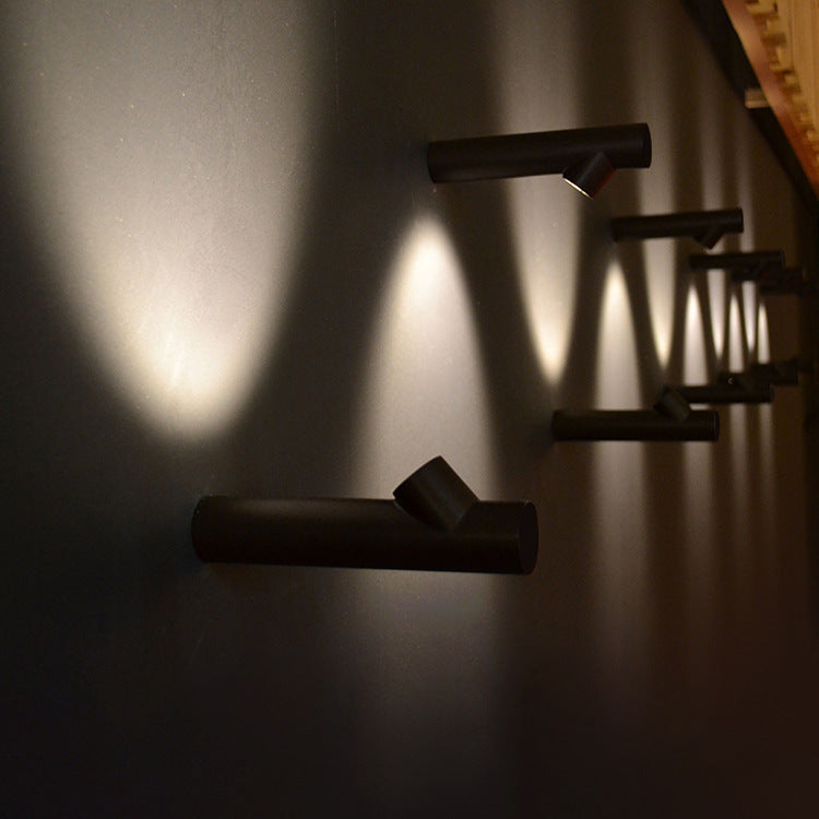 Modern Minimalist Aluminum Bamboo Knot LED Wall Sconce