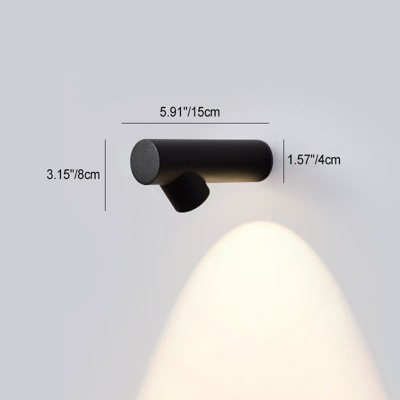 Modern Minimalist Aluminum Bamboo Knot LED Wall Sconce