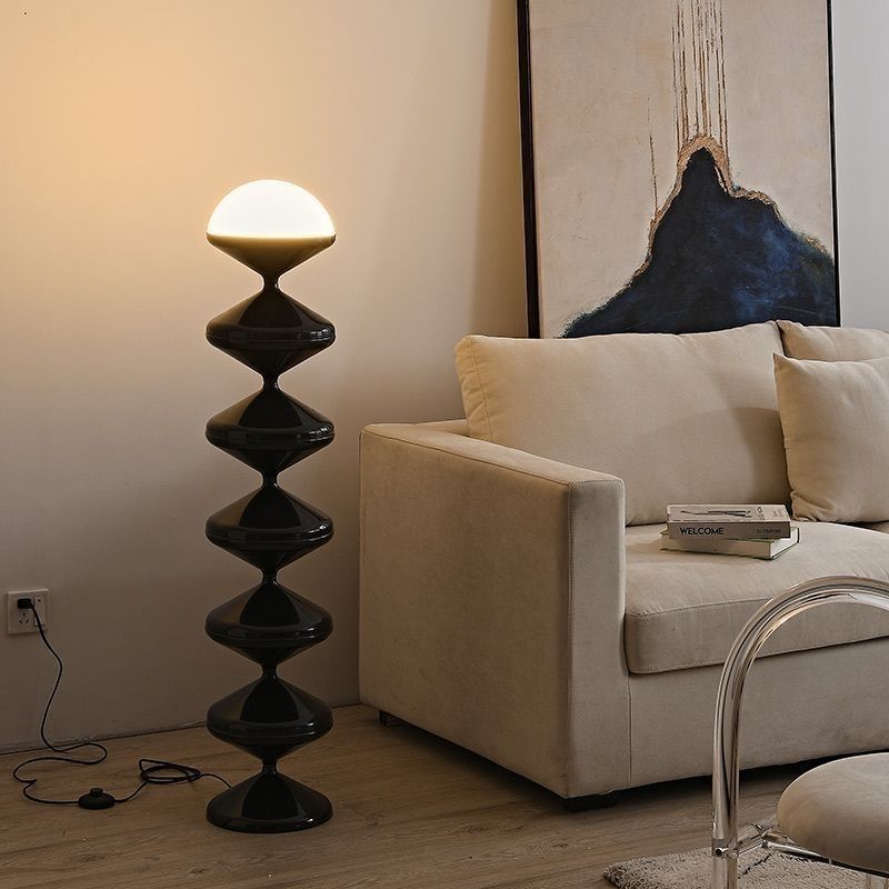 French Black Floor Lamp