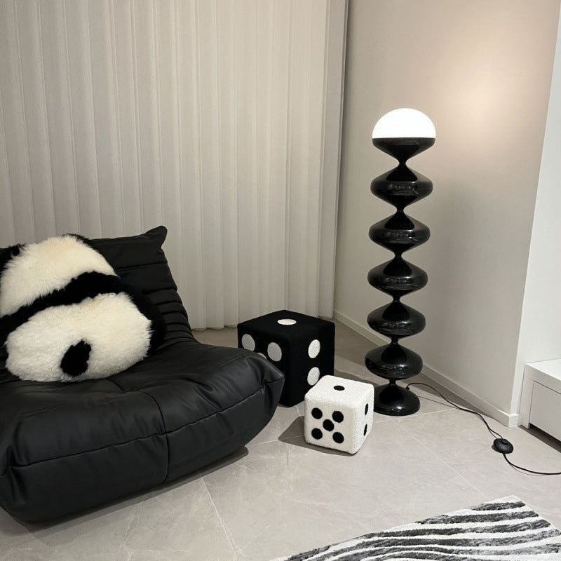 French Black Floor Lamp
