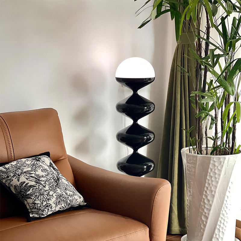 French Black Floor Lamp