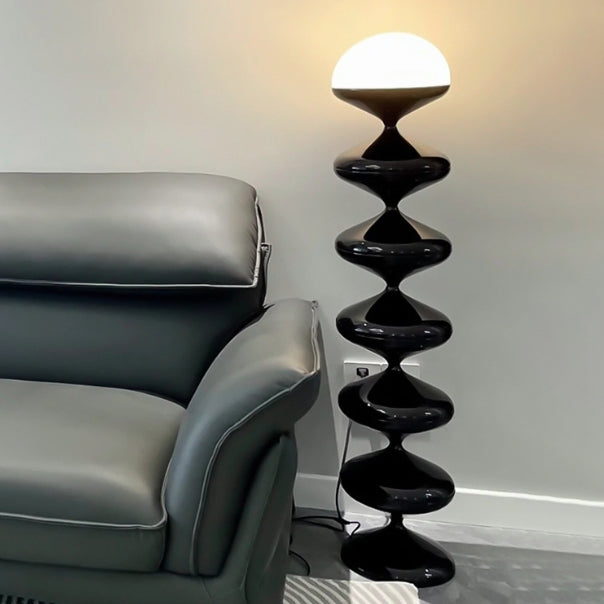 French Black Floor Lamp