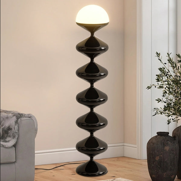 French Black Floor Lamp