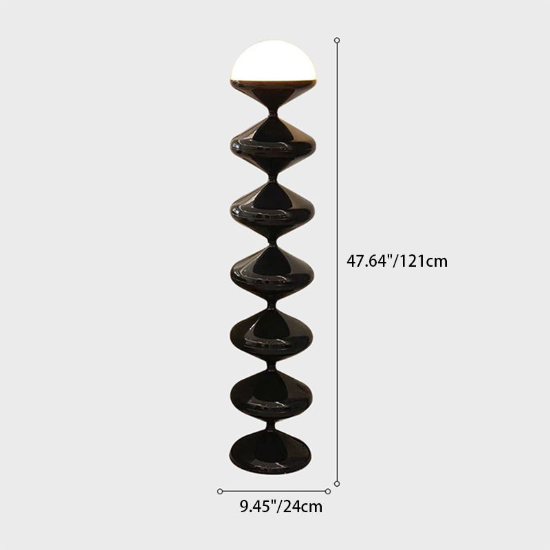 French Black Floor Lamp