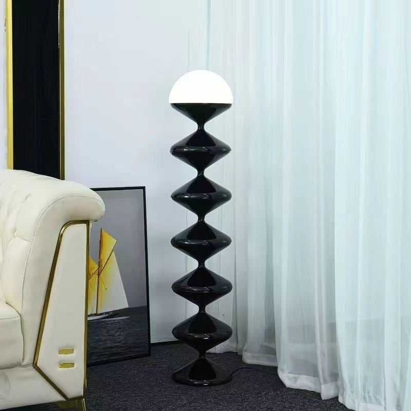 French Black Floor Lamp