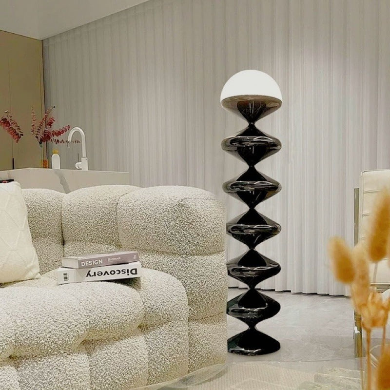 French Black Floor Lamp
