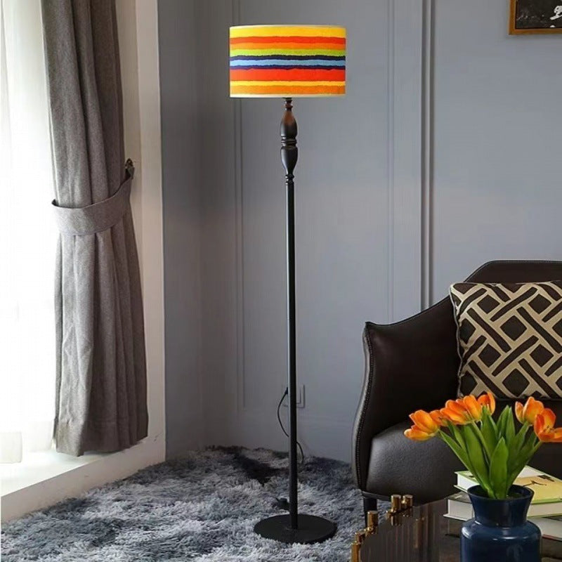 Vintage Black Floor Lamp