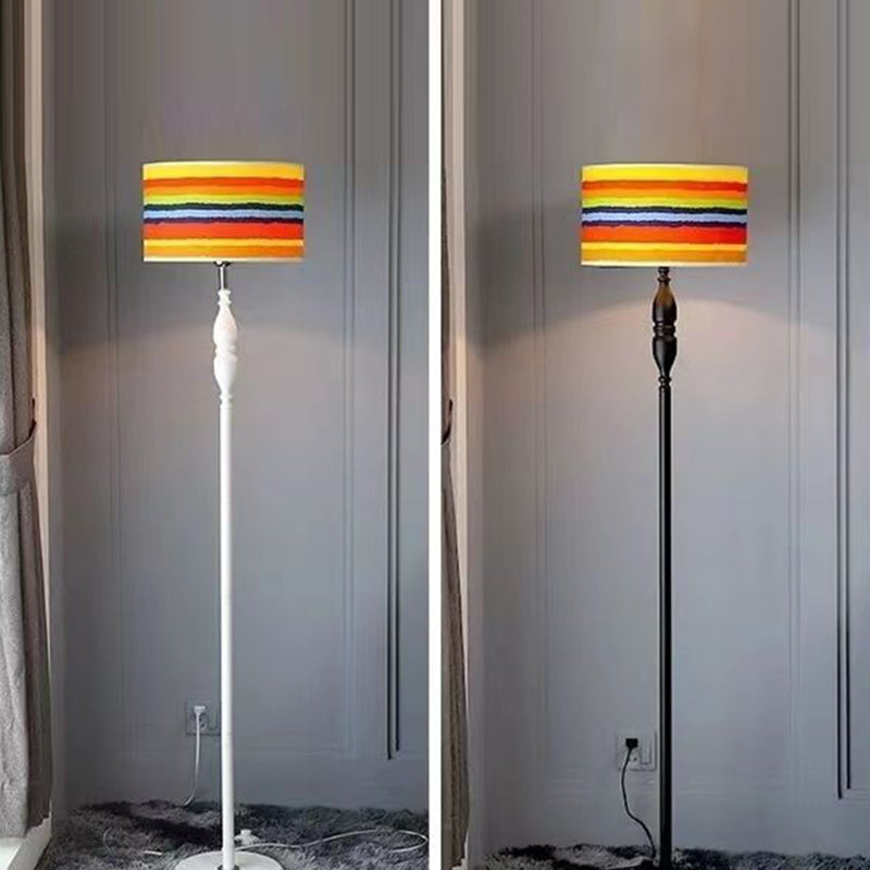 Vintage Black Floor Lamp